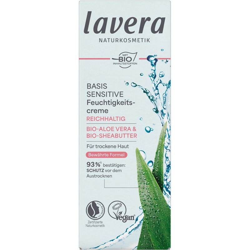 lavera Basis Sensitive Reichhaltige Feuchtigkeitscreme - Produktbild