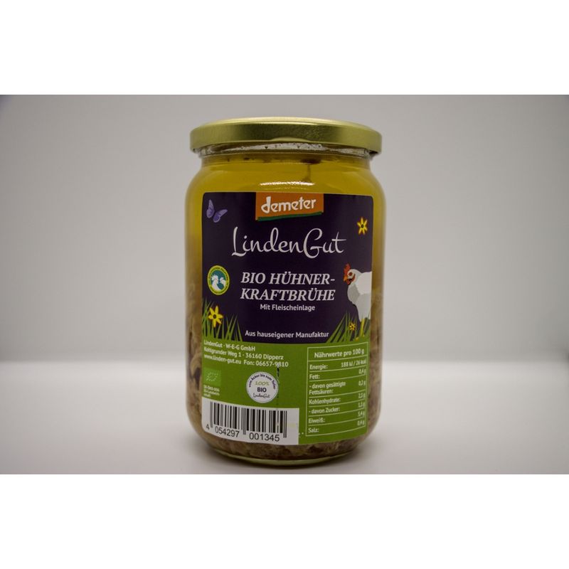 LindenGut Bio-Hühnerkraftbrühe 380ml - Produktbild