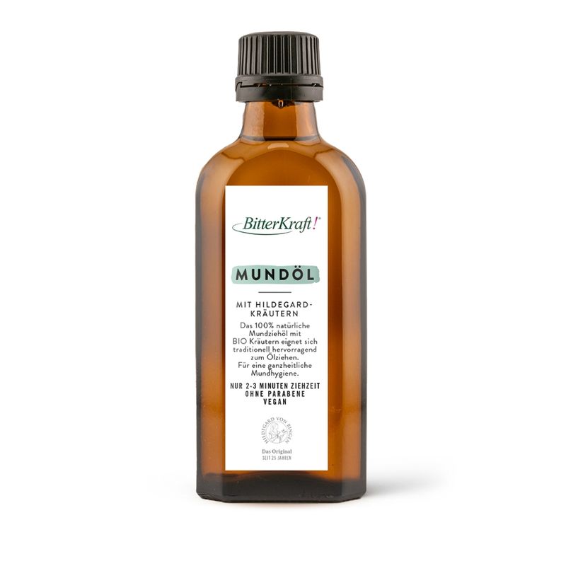 Bitterkraft Bitterkraft! Mundziehöl mit Kräutern nach Hildegard von Bingen 100ml - Produktbild