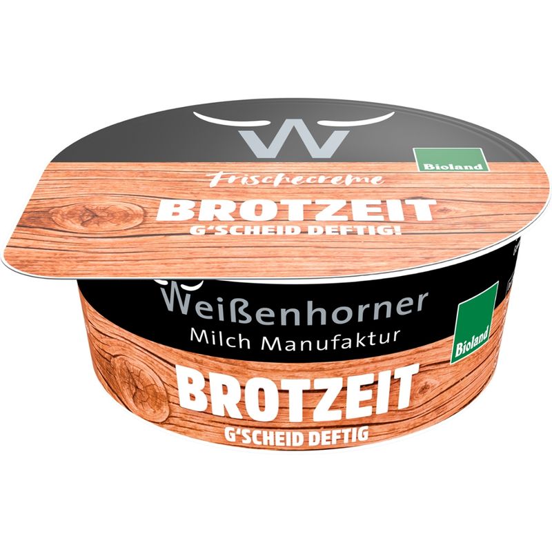 Weißenhorner Milch Manufaktur Weißenhorner Milch Manufaktur Bioland Frischecreme Brotzeit 150g - Produktbild