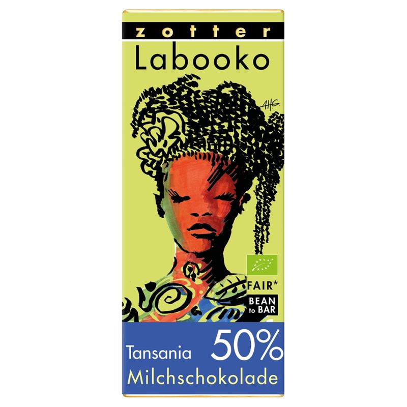Zotter Schokolade Labooko - 50% Tansania - Produktbild