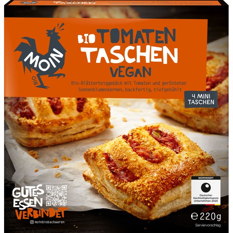 Moin Bio Backwaren Bio Tomaten Tasche Vegan - Produktbild