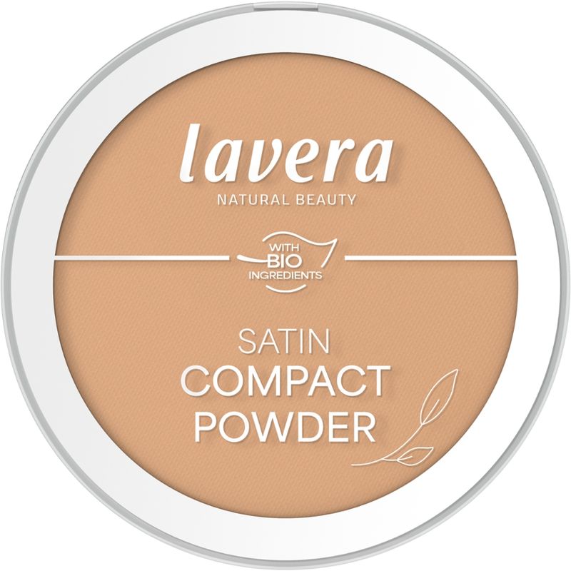 lavera Satin Compact Powder -Medium Sand 04- - Produktbild