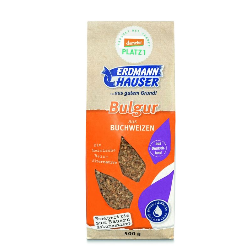 ErdmannHAUSER Getreideprodukte ErdmannHAUSER demeter Bulgur aus Buchweizen - Produktbild