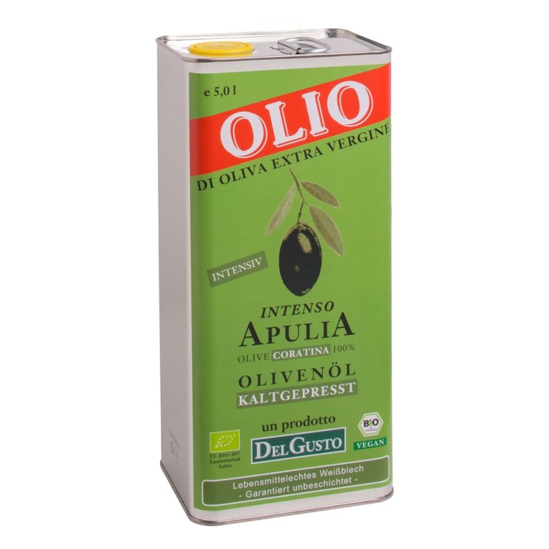 DelGusto Olivenöl INTENSO extra vergine intensiv - Produktbild