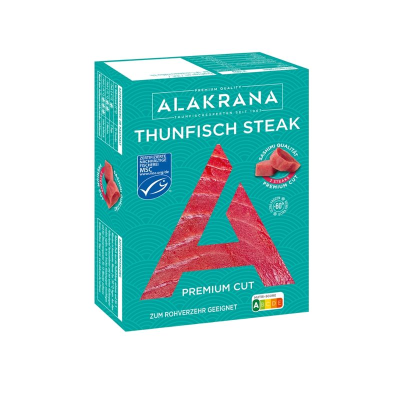 ALAKRANA ALAKRANA MSC Thunfisch Steak 250g Ultrafrozen -60° - Produktbild