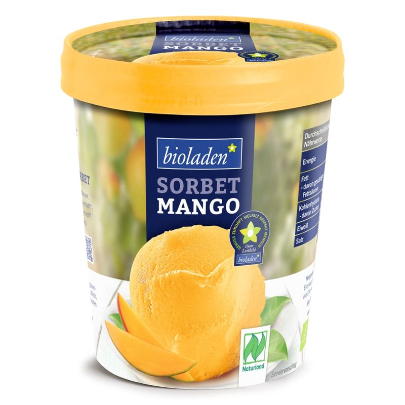 bioladen Sorbet Mango - Produktbild