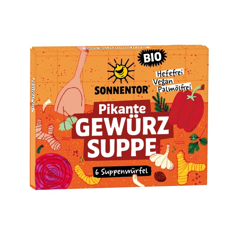 Sonnentor Gewürz Suppenwürfel pikant - Produktbild