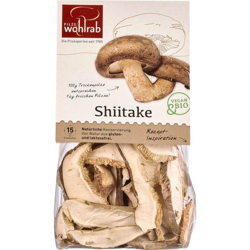 Pilze Wohlrab BIO Shiitake á 20 g - Produktbild