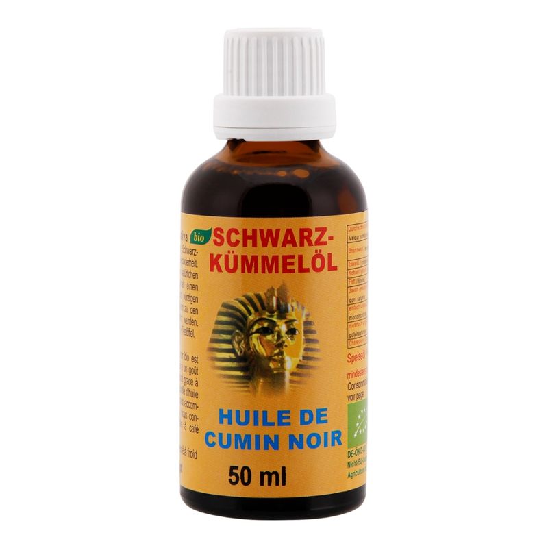 NaturGut Bio Schwarzkümmelöl Nigella Sativa aus Ägypten kaltgepresst pur naturrein - Produktbild