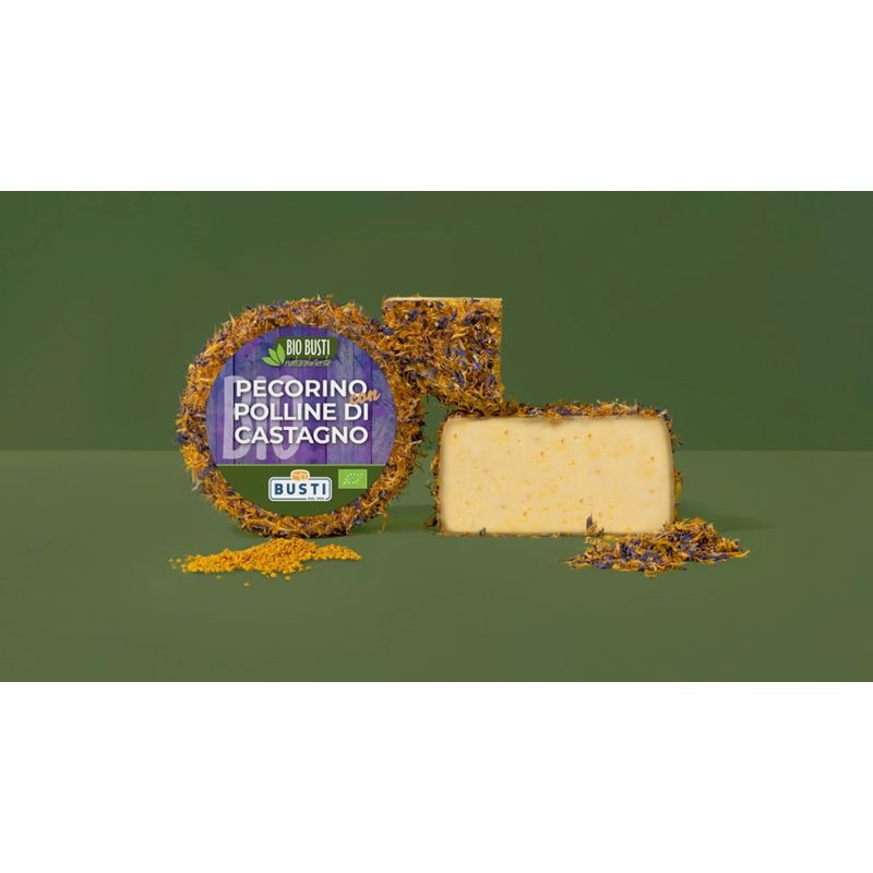 BUSTI FORMAGGI Pecorino Bio mit Kastanienpollen - Produktbild