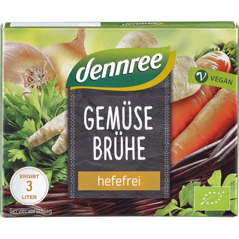 dennree Gemüsebrühwürfel hefefrei - Produktbild