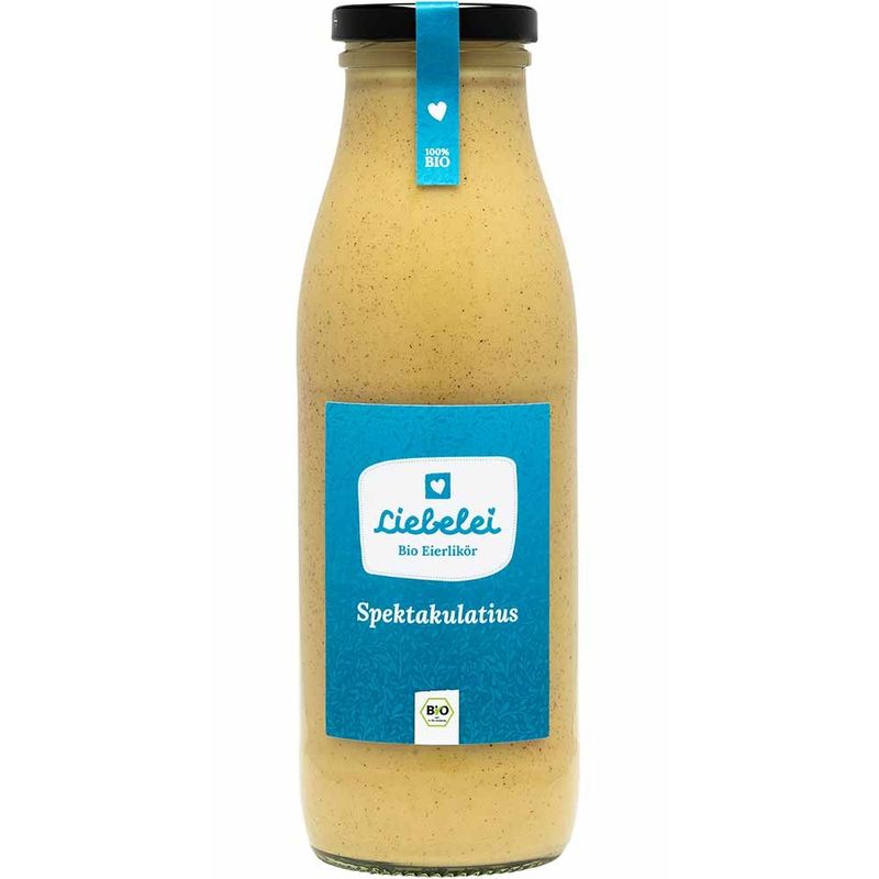 Liebelei Liköre  Liebelei Bio Eierlikör Spektakulatius - 0,5 L - Produktbild