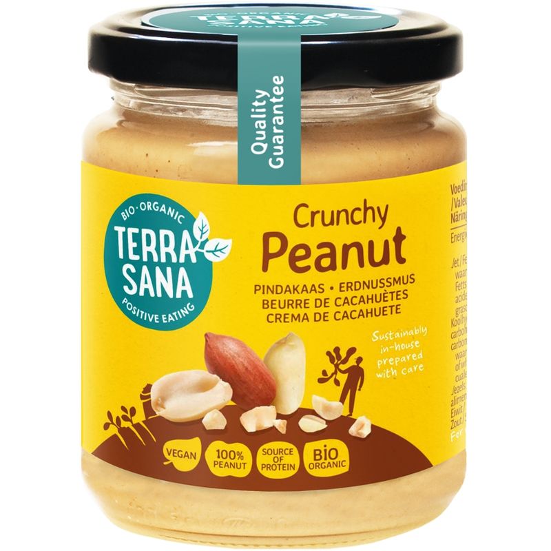 TerraSana Erdnussmus Crunchy - Produktbild