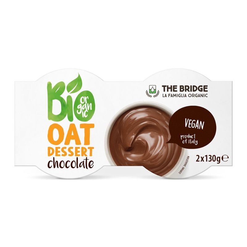 THE BRIDGE BIO BIO OAT DESSERT CHOCOLATE 2X130 g - Produktbild