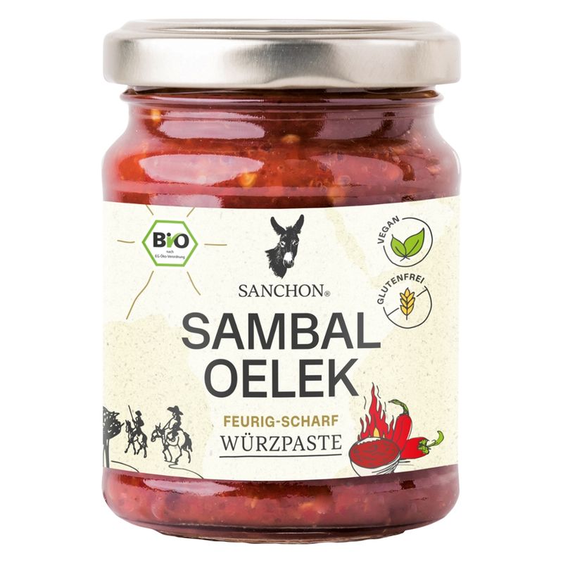 Sanchon WP Würzpaste Sambal Oelek, 125 g, SANCHON, bio - Produktbild
