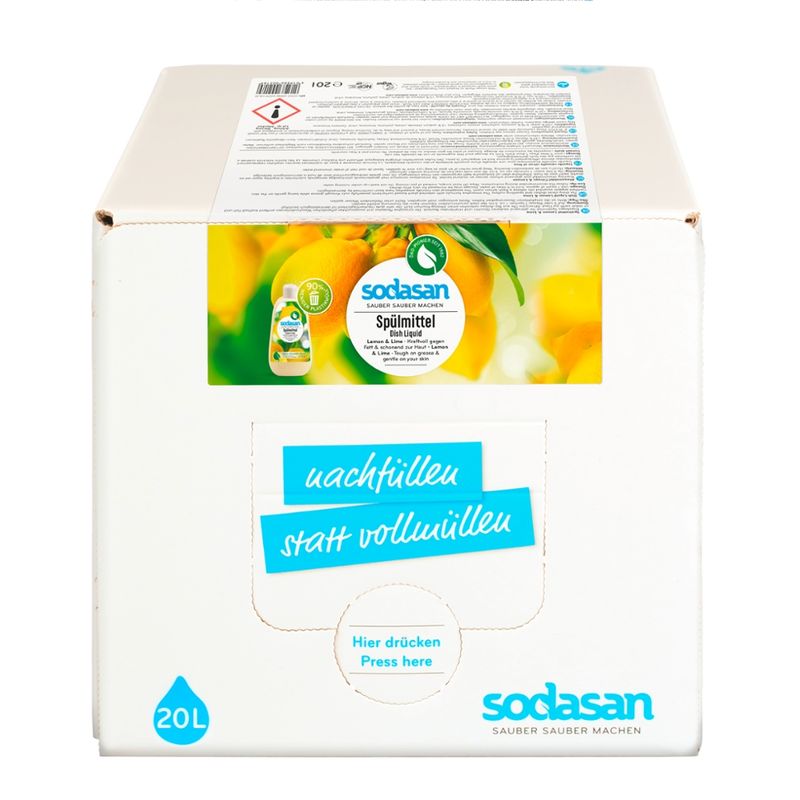 sodasan Dish Liquid Lemon & Lime 20l BiB - Produktbild