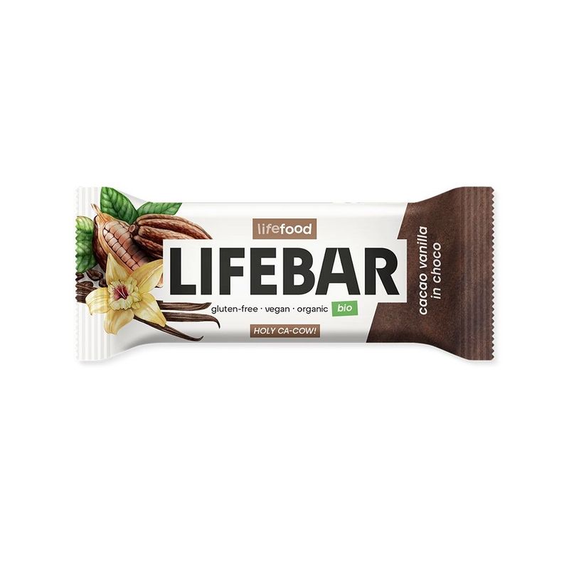 Lifefood  lifefood Lifebar InChoco Kakao Vanille Roh Bio - Produktbild