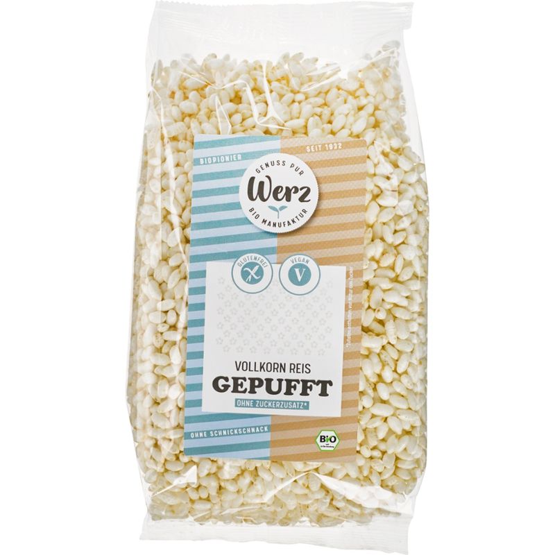 Naturkornmühle Werz Vollkorn Reis gepufft, glutenfrei - Produktbild