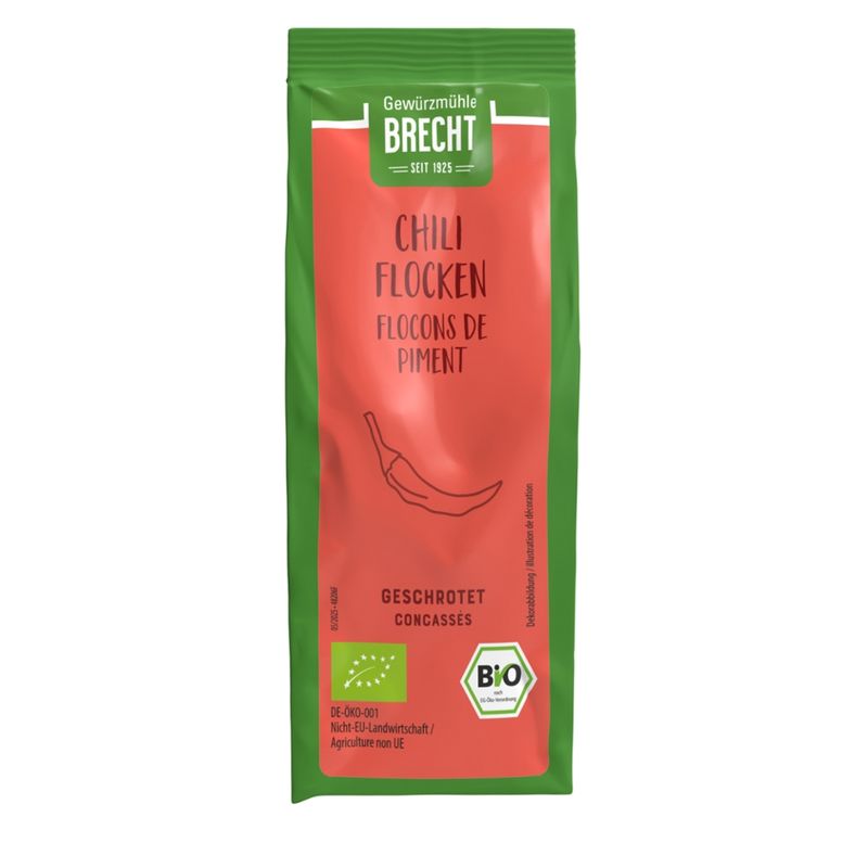 Gewürzmühle Brecht Chili Flocken geschrotet - NFB - Produktbild