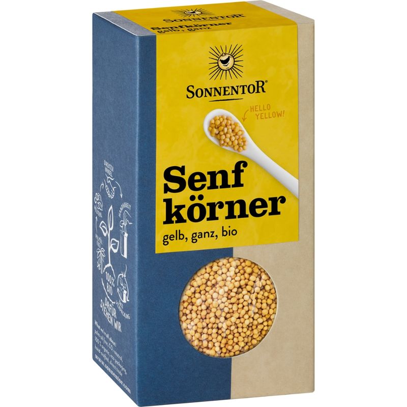 Sonnentor Senfkörner gelb ganz, Packung - Produktbild