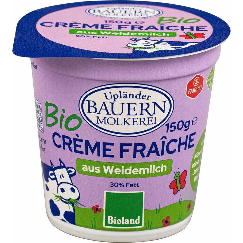 Upländer Bauernmolkerei Crème Fraîche 30 % - Produktbild