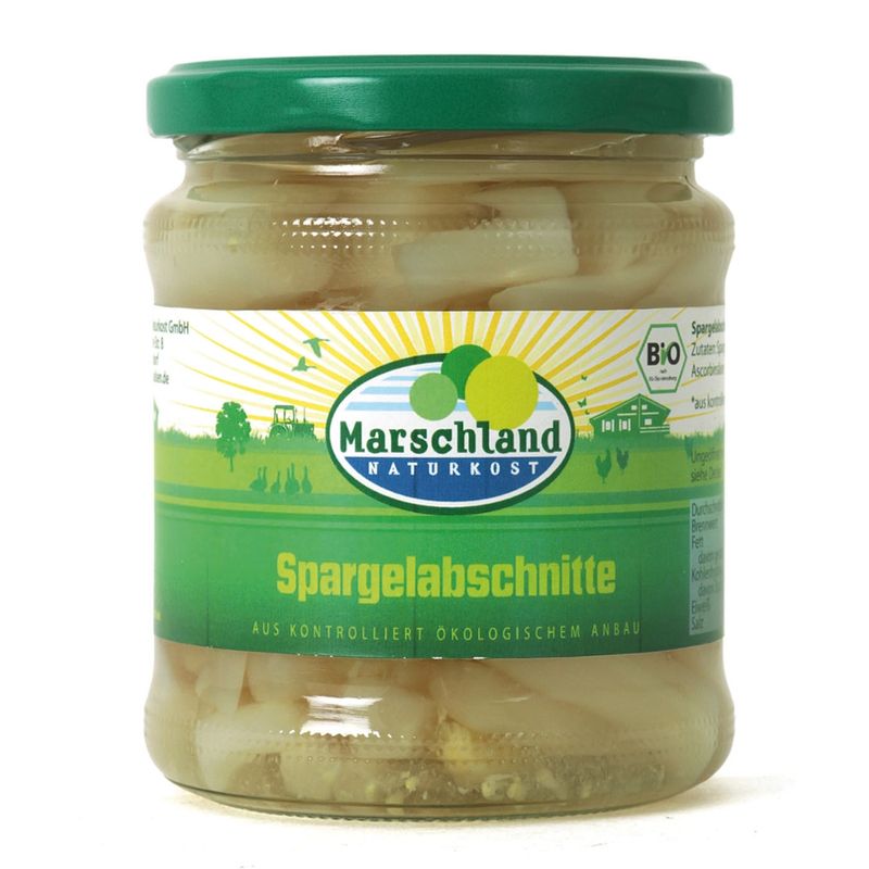 Marschland  Bio-Spargelabschnitte 370 ml Gl. MARSCHLAND - Produktbild