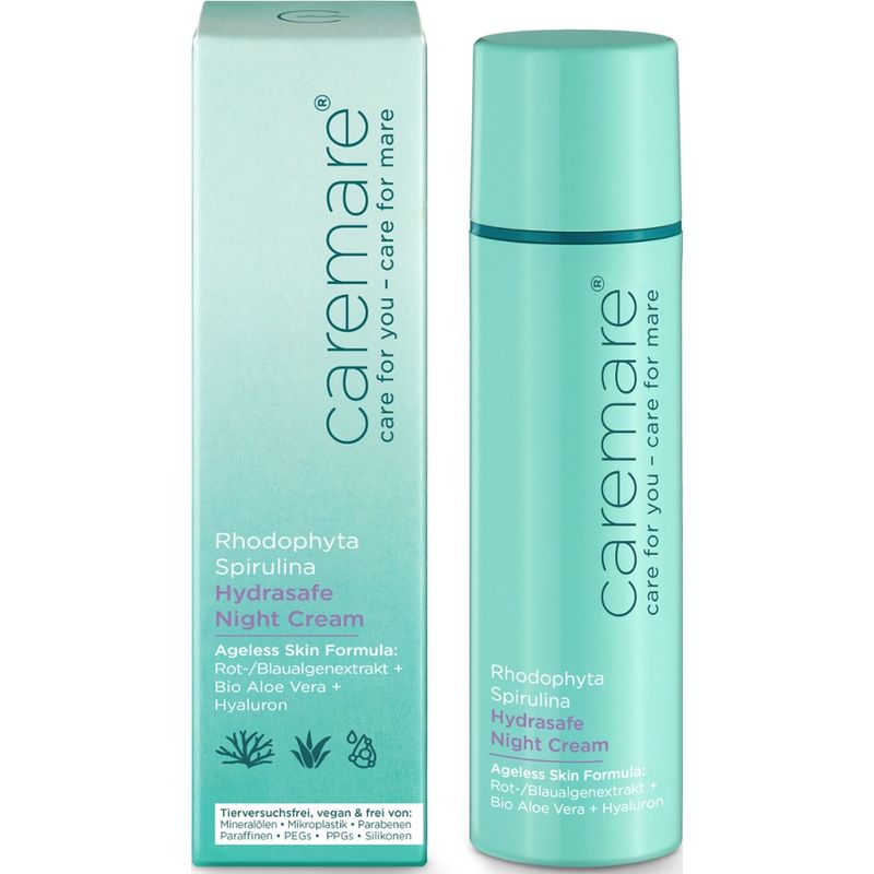 caremare Rhodophyta Spirulina Hydrasafe Night Cream - Produktbild