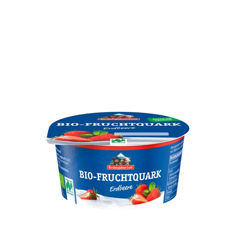 Berchtesgadener Land Bio Bio-Fruchtquark Erdbeere 20% Fett NL - Produktbild