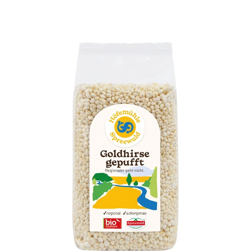 Höfemühle Spreewald Goldhirse gepufft - Produktbild