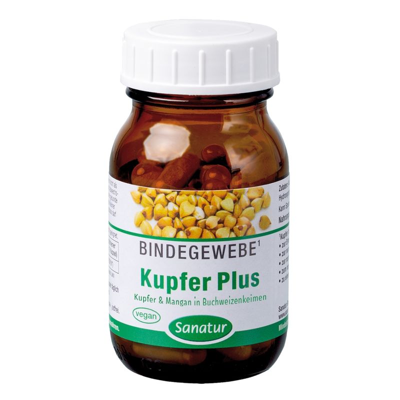 Sanatur Kupfer Plus, 60 Kapseln - Produktbild