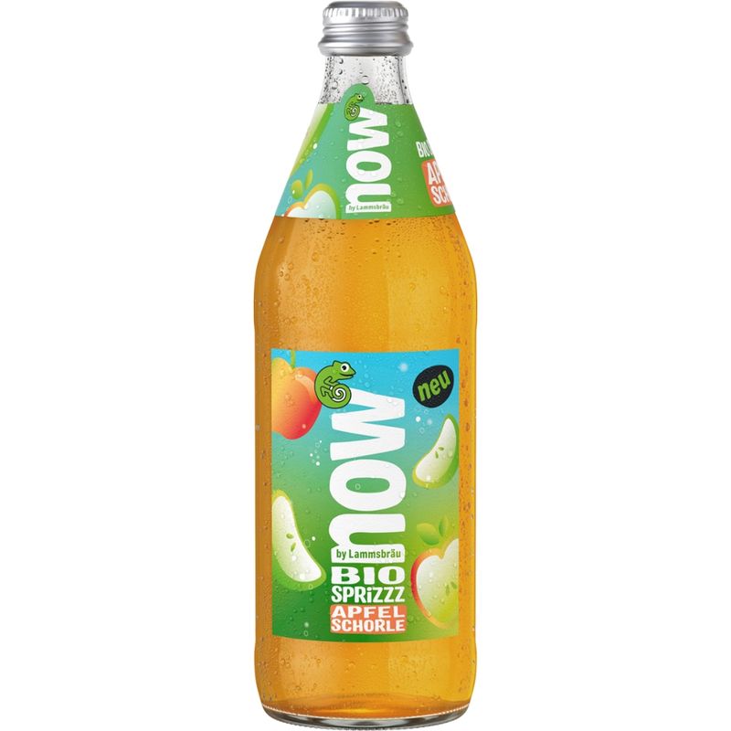 now now Bio Sprizzz Apfelschorle 0,5l - Produktbild