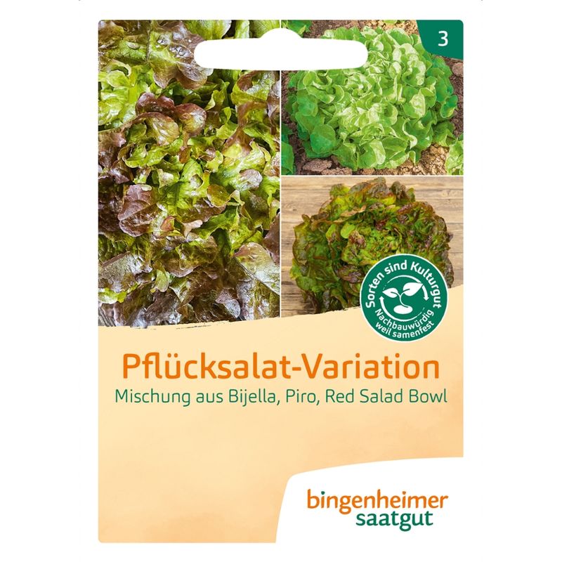 Bingenheimer Saatgut Pflücksalat-Variation - Pflücksalatmischung (Saatgut) - Produktbild