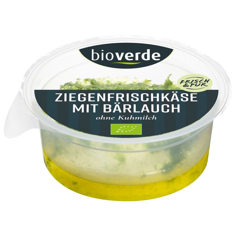 bio-verde Ziegenfrischkäse mit Bärlauch 100 g - Produktbild