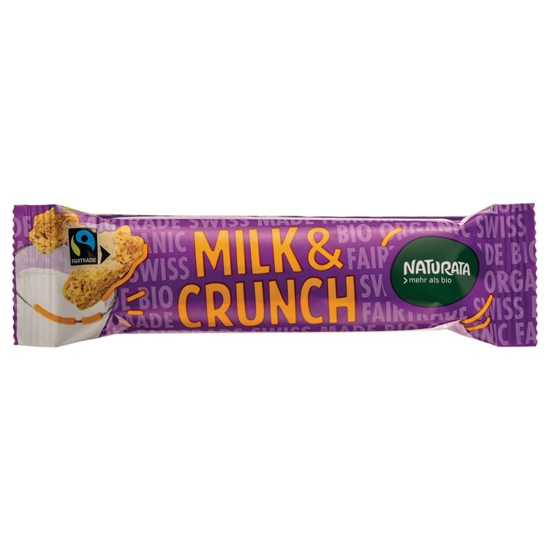 NATURATA Milk & Crunch Schokoriegel - Produktbild