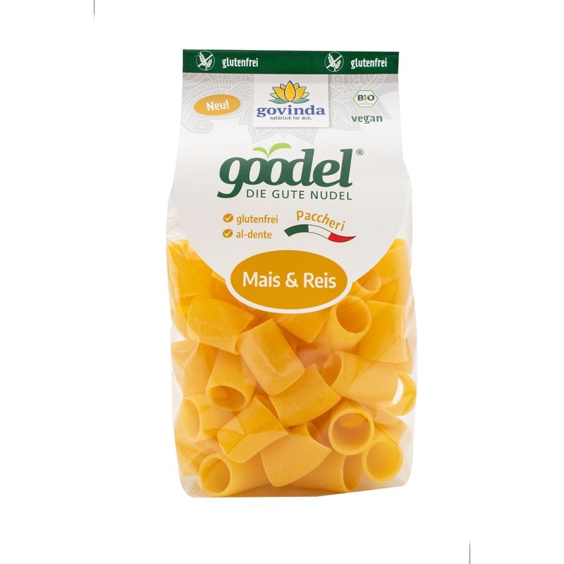 Govinda goodel DIE GUTE NUDEL Paccheri Mais & Reis - Produktbild