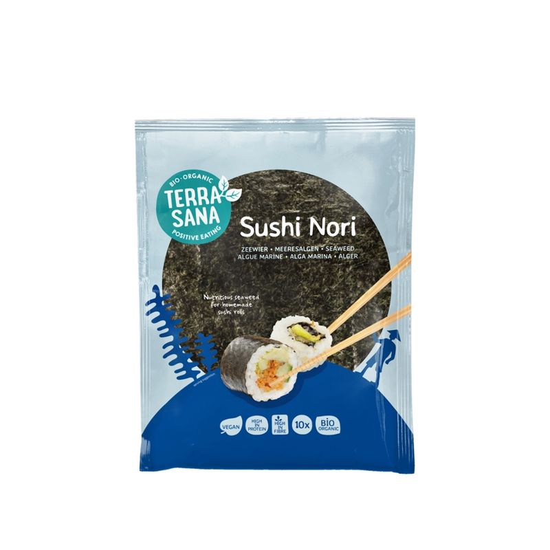 TerraSana Sushi Nori Bio - 10 Blätter - Produktbild