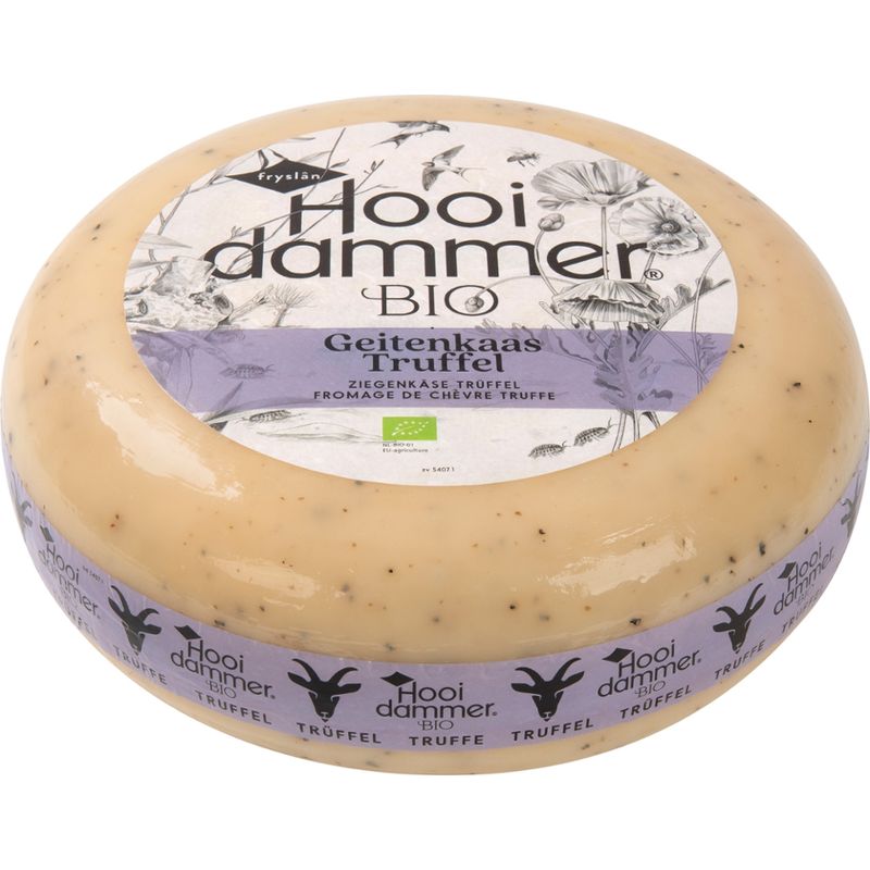 Hooidammer Hooidammer Käsezubereitung aus Bio Ziegenschnittkäse mit Trüffel nach niederländischer Herstellungsart 50 % Fett i. Tr. - Produktbild