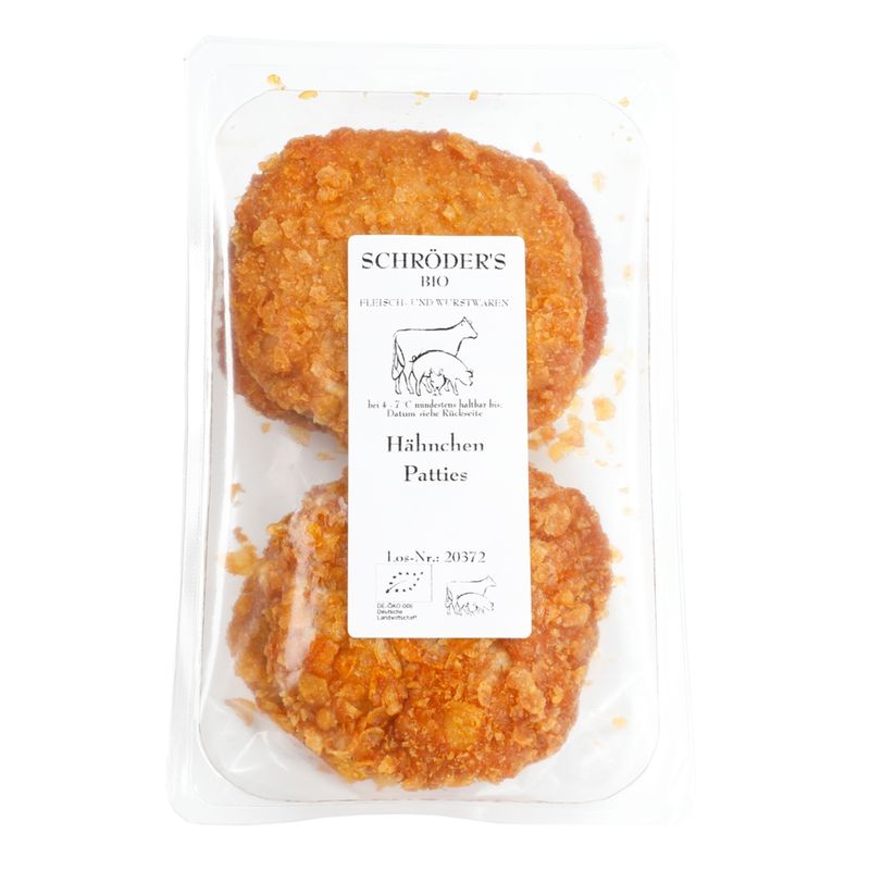 Schröder's Bio Fleisch- und Wurstwaren Crispy Chicken Patties 4er - Produktbild
