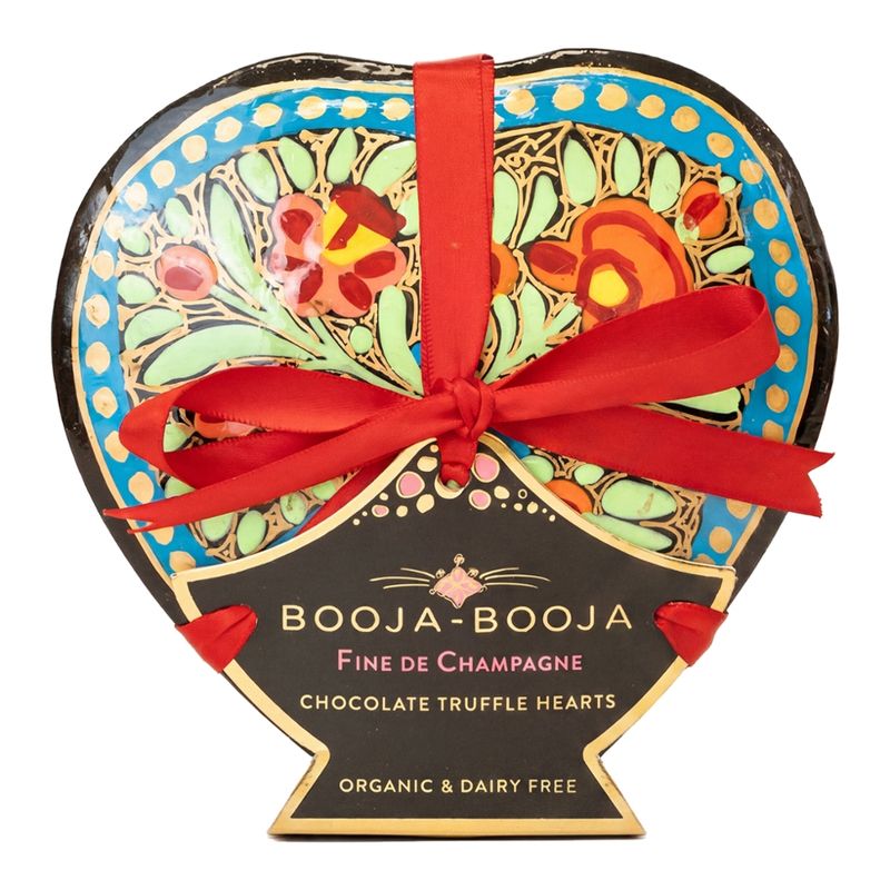Booja Booja ARTIST´S COLLECTION - FINE DE CHAMPAGNE TRUFFLE HEART BOX - Produktbild