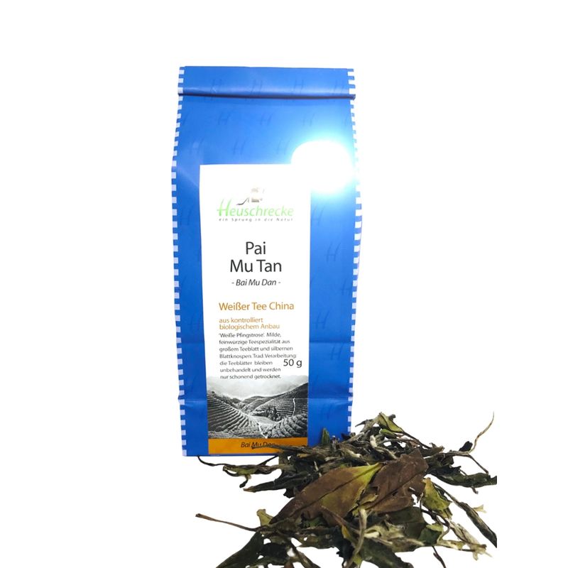 Heuschrecke Pai Mu Tan, Weißer Tee China, kbA - Produktbild