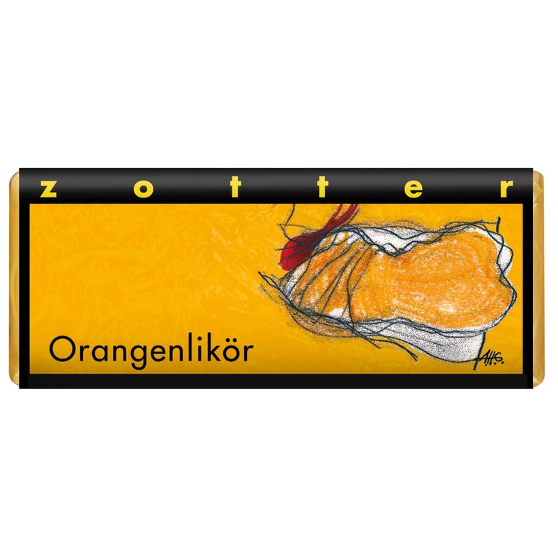 Zotter Schokolade Orangenlikör (++) - Produktbild