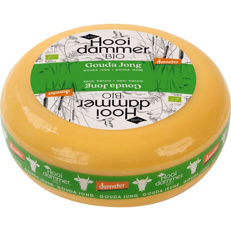 Hooidammer Hooidammer Demeter Gouda Jung 4/5kg mindestens 50% Fett i. Tr. - Produktbild