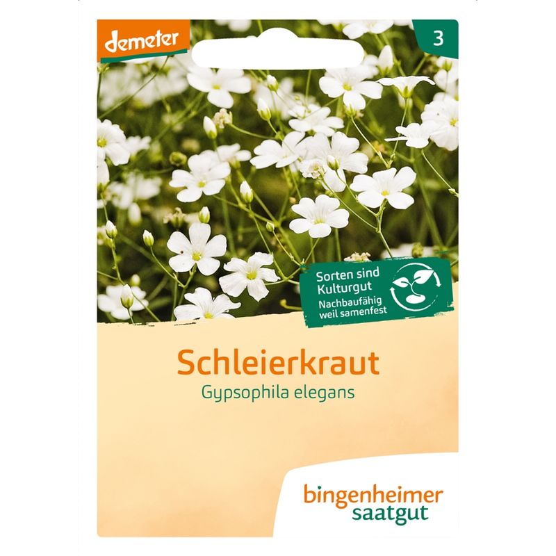 Bingenheimer Saatgut Schleierkraut (weiß) - Blumen (Saatgut) - Produktbild