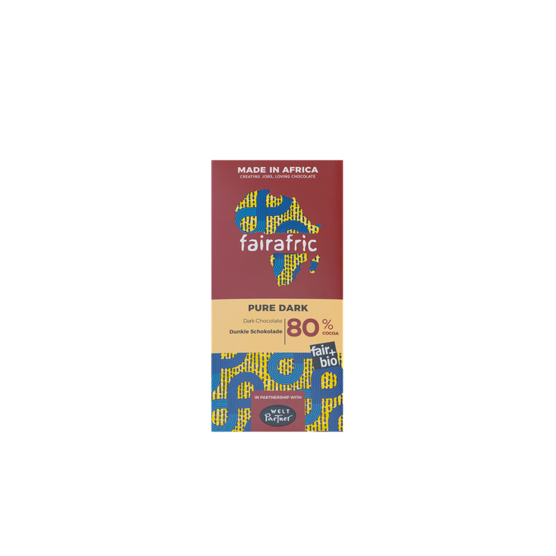 fairafric 80% Bio-Zartbitterschokolade - Produktbild