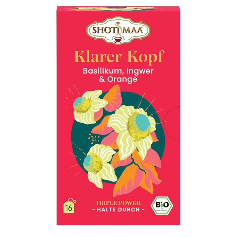 Shoti Maa Klarer Kopf - Basilikum Ingwer Orange - Produktbild