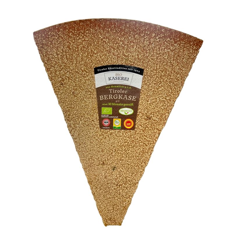 Biokäserei Walchsee  Tiroler Bergkäse g.U., biologisch, aus Walchsee , Zwickel, 10 Monate - Produktbild