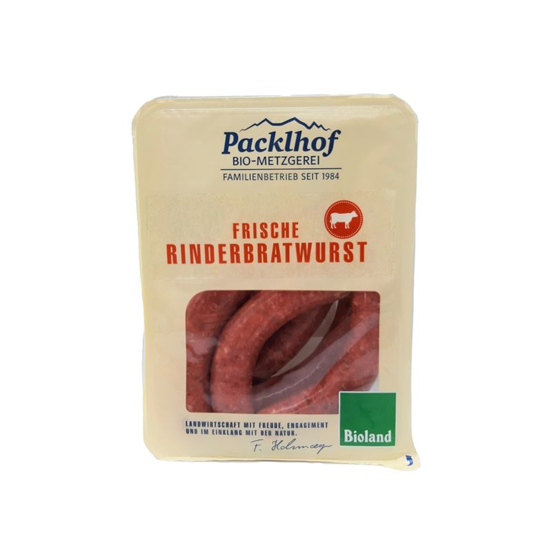 Packlhof Frische Rinderbratwurst 300g MAP/SB - Produktbild