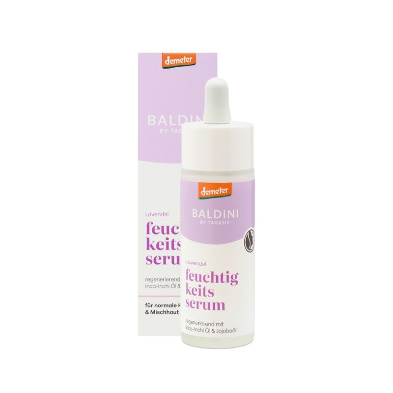 Baldini Baldini Feuchtigkeits-Fluid demeter 30ml mit Pipette - Produktbild