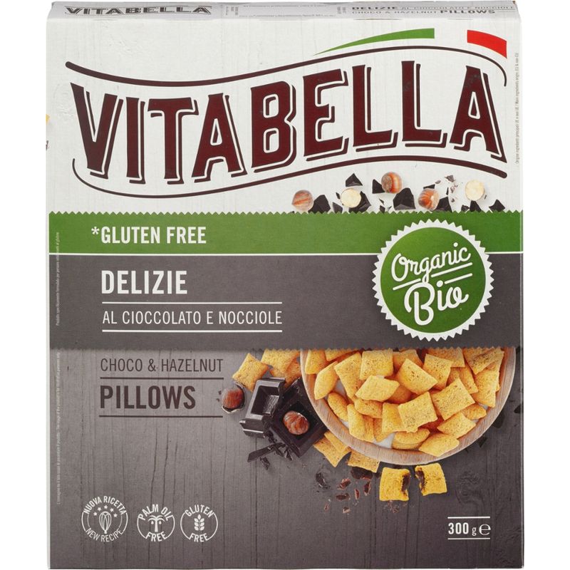 Vitabella Vitabella Bio Haselnuss-Schoko Kissen glutenfrei - Produktbild